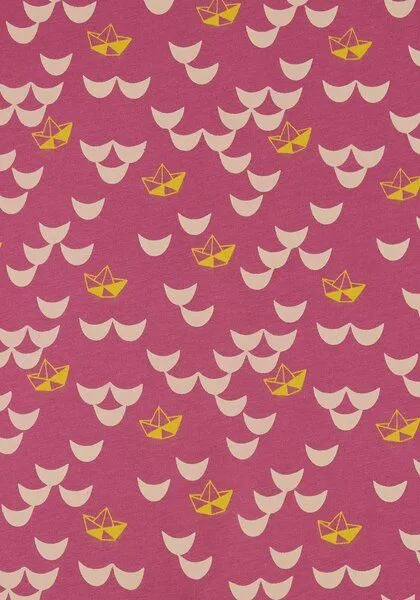 loud + proud loud + proud Babys & Kinder Spieler Druck, GOTS-zertifiziert, Rouge(rosa), – Produktbild 3 von 3