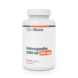 GymBeam GymBeam Ashwagandha KSM-66® 500mg 90 Kapseln – Produktbild 1 von 1