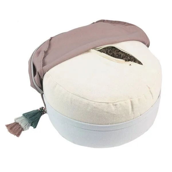 Lotus Natural Meditationskissen Bio YIN & YANG Lotus Natural® - Buchweizenschalen, Natural, – Produktbild 6 von 6