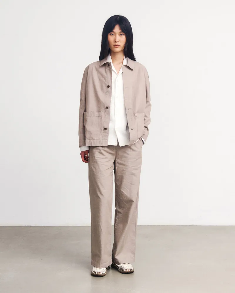 Rotholz Rotholz Damen vegan Jacke Workwear Grau Braun, Beige, – Produktbild 1 von 2