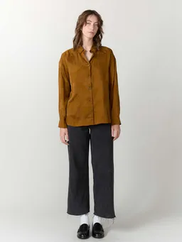 Yahmo Yahmo Damen vegan Hemd Mona Sandelholz Braun – Produktbild 1 von 1