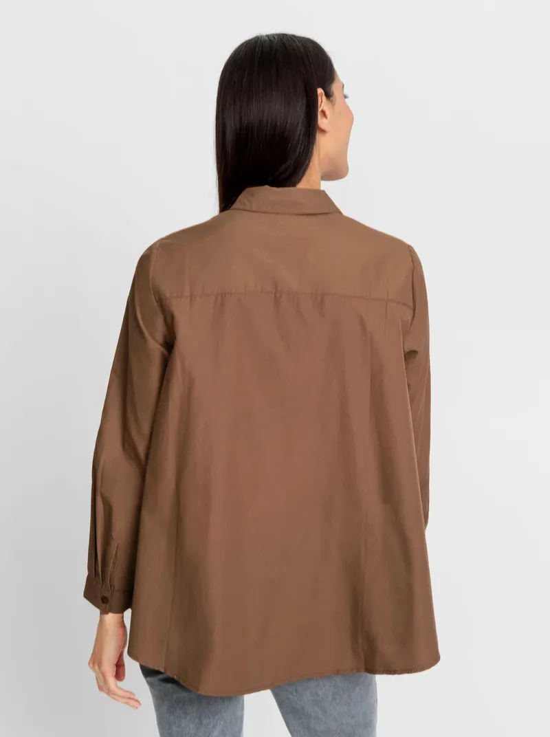 heine Longbluse, Braun, – Produktbild 2 von 2