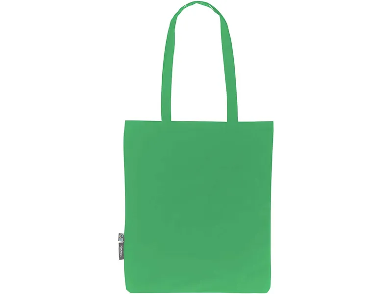Neutral Neutral Bio-Baumwoll-Tragetasche mit langen Henkeln, Green, – Produktbild 1 von 1