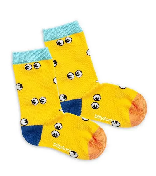 DillySocks DillySocks Kindersocken Lil Samureye aus Biobaumwoll-Mix, Gelb, – Produktbild 3 von 4