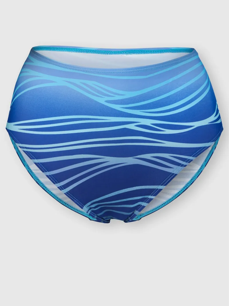 feel good Bikini aqua-mittelblau-bedruckt, Aqua-mittelblau-bedruckt, – Produktbild 2 von 2