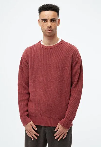 Givn Berlin Givn Berlin Strickpullover GBBRENDAN loose Fit aus Bio-Baumwolle, Rot, – Produktbild 1 von 4