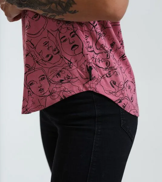 Gary Mash GARY MASH Shirt Asheville Faces aus Bio-Baumwolle, Rosa, – Produktbild 4 von 4