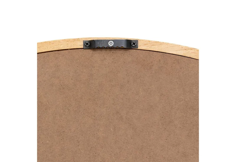 Atmosphera Créateur d'intérieur Wandspiegel Wandspiegel KIM im Holzrahmen, Ø 75 cm, Beige, – Produktbild 4 von 4