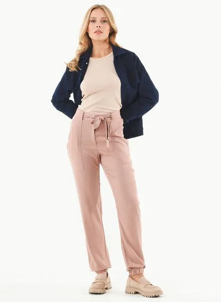 ORGANICATION ORGANICATION Jogger Hose aus LENZING ECOVERO, Rosa(misty rose), – Produktbild 2 von 4