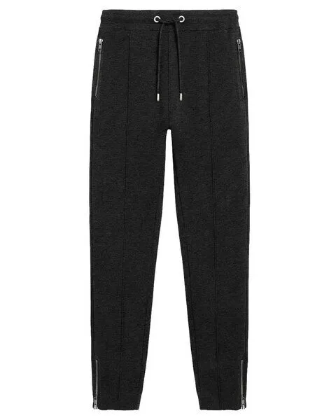 Earth Positive Earth Positive Organic Sweatpants Jogginghose Zips Bio Baumwolle, Schwarz-melange, – Produktbild 1 von 2