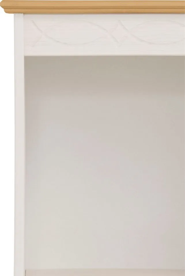 OTTO home Bücherregal Indra, Standregal, Regal, aus Massivholz, aus massiver Kiefer, in verscheidenen Höhen, mit FSC®, Weiß, – Produktbild 6 von 8