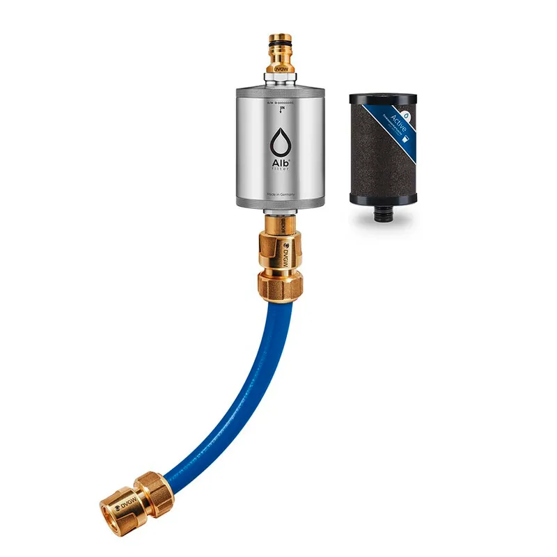 Alb Filter Alb Filter® MOBIL Active Trinkwasserfilter Mit GEKA Anschluss Edelstahl Natur – Produktbild 1 von 2