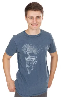 Life-Tree Life-Tree Shirt aus Biobaumwolle für Herren Maple Island – Produktbild 1 von 1