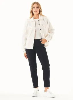 ORGANICATION ORGANICATION Damen vegan Cordhose Bio-Baumwolle Dunkelblau – Produktbild 1 von 1