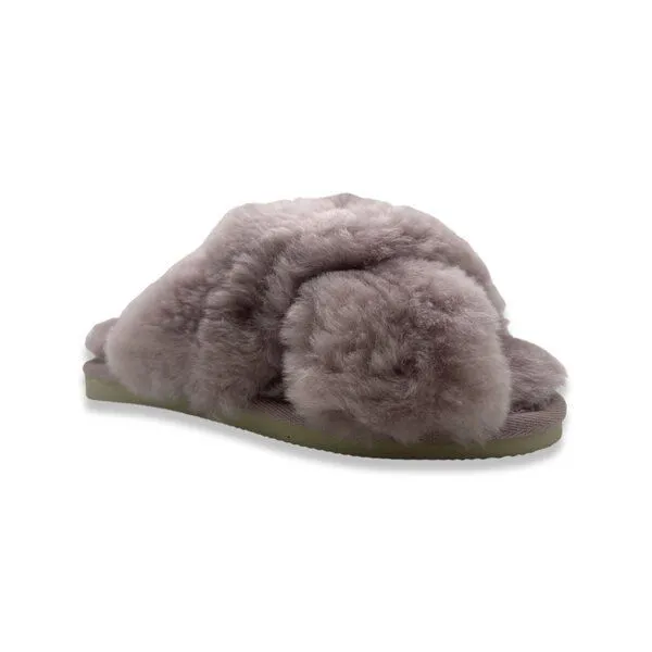 thies Pantoffel-Sandale aus Schaffell "thies Sheep Cross Sandal", New pink, – Produktbild 4 von 4