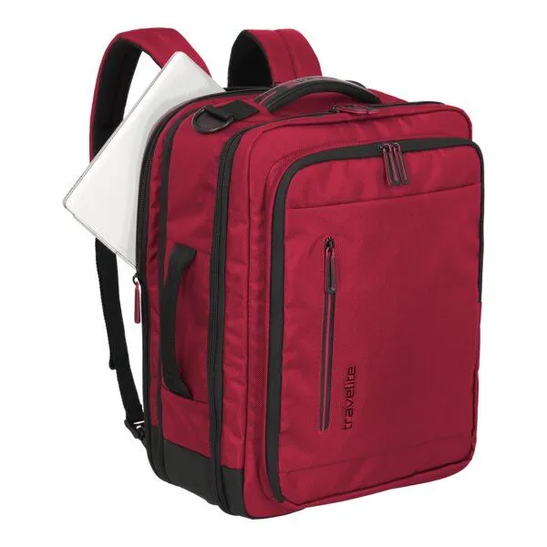 Travelite Travelite Crosslite Kombi-Rucksack M, Rot, – Produktbild 2 von 4