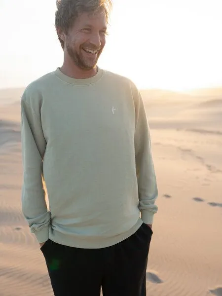 FUXBAU FUXBAU Männer fux Pullover - seegrün, seeblau & rot, Seegrün, – Produktbild 1 von 4