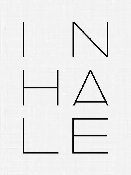 Photocircle Photocircle Poster / Leinwandbild - Inhale – Produktbild 1 von 4
