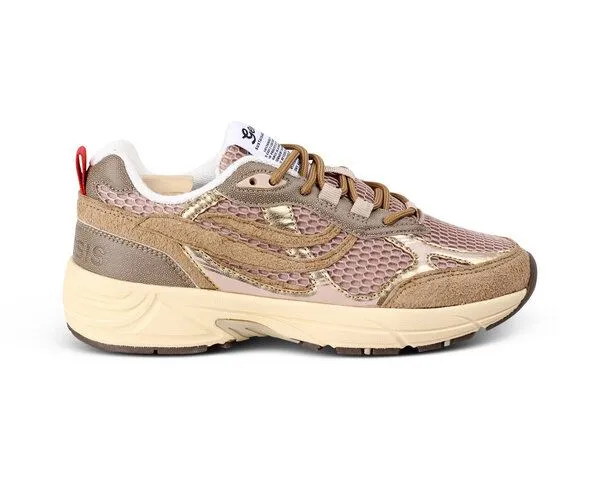Genesis Footwear Genesis Footwear G-ECO 99 Embo - Vegane Sneaker-, Tan / gold, – Produktbild 3 von 4