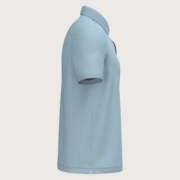 YTWOO YTWOO Herren Piqué-Poloshirt Midweight, Aquamarine, – Produktbild 2 von 2