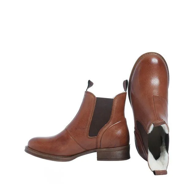 Ten Points Ten Points - Chelsea Boots Pandora Wool, Cognac, – Produktbild 1 von 3