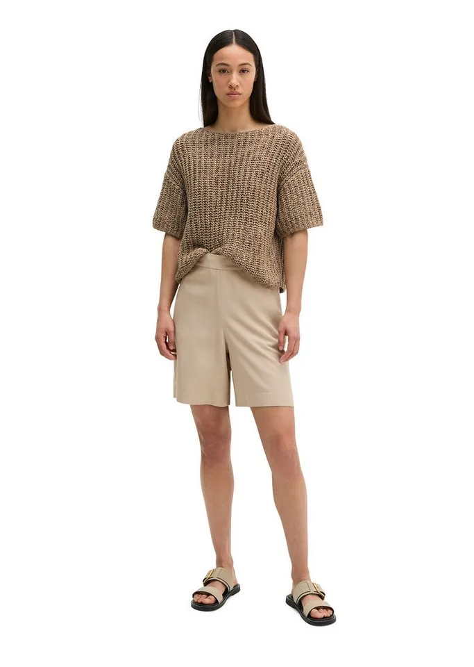 Marc O'Polo Marc O'Polo Shorts aus TENCEL™ Lyocell, Braun, – Produktbild 5 von 5