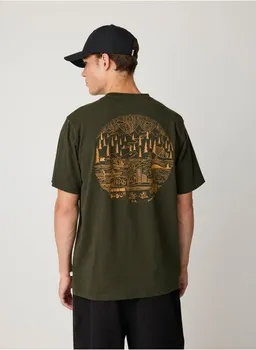 KnowledgeCotton Apparel KnowledgeCotton Apparel T-Shirt mit Rückenprint aus Bio-Baumwolle – Produktbild 1 von 1