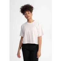 MELA MELA Bio-Damen-T-Shirt "DESNA" mit Rundhalsausschnitt, cream melange, Gr. M – Produktbild 1 von 1