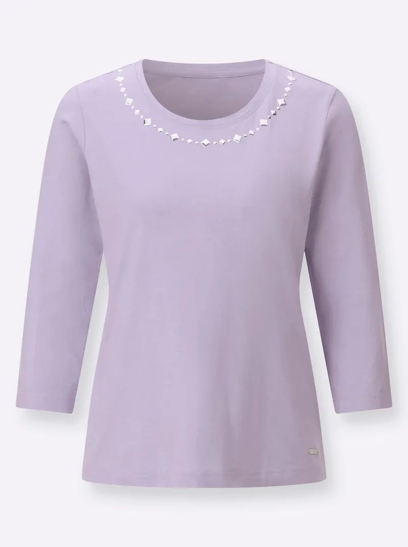 Witt Rundhalsshirt flieder, Flieder, – Produktbild 1 von 2