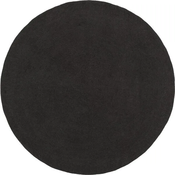 myfelt myfelt Filzteppich rund, 100% reiner Schurwolle, Anthrazit (kuno), – Produktbild 1 von 4