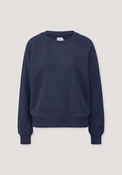 hessnatur hessnatur Sweatshirt Relaxed aus Bio-Baumwolle mit recycelter Baumwolle, Mitternachtsblau, – Produktbild 4 von 4