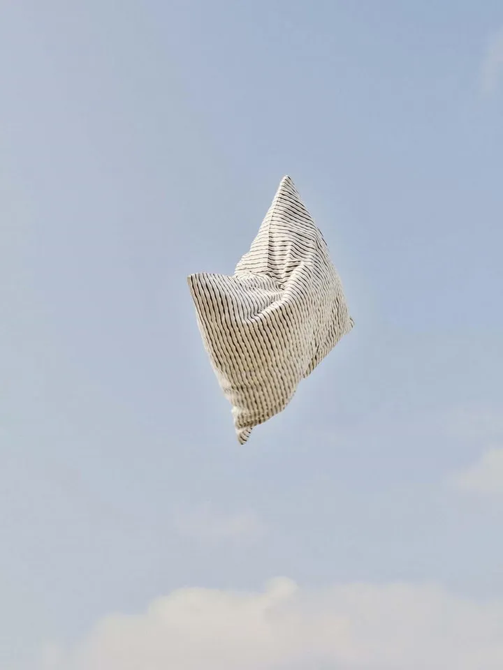 Marc O'Polo Home Bettwäsche Janne, Satin, 2 teilig, mit Streifen, Grau, – Produktbild 3 von 5
