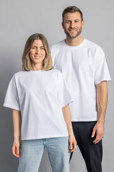 DIRTS dirts Heavy Cotton T-Shirt BOXY, White, – Produktbild 1 von 4