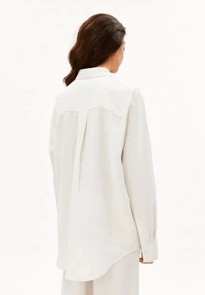 ARMEDANGELS ARMEDANGELS LINEN BLEND Damen Bluse aus Leinen-Mix, Oatmilk, – Produktbild 2 von 4
