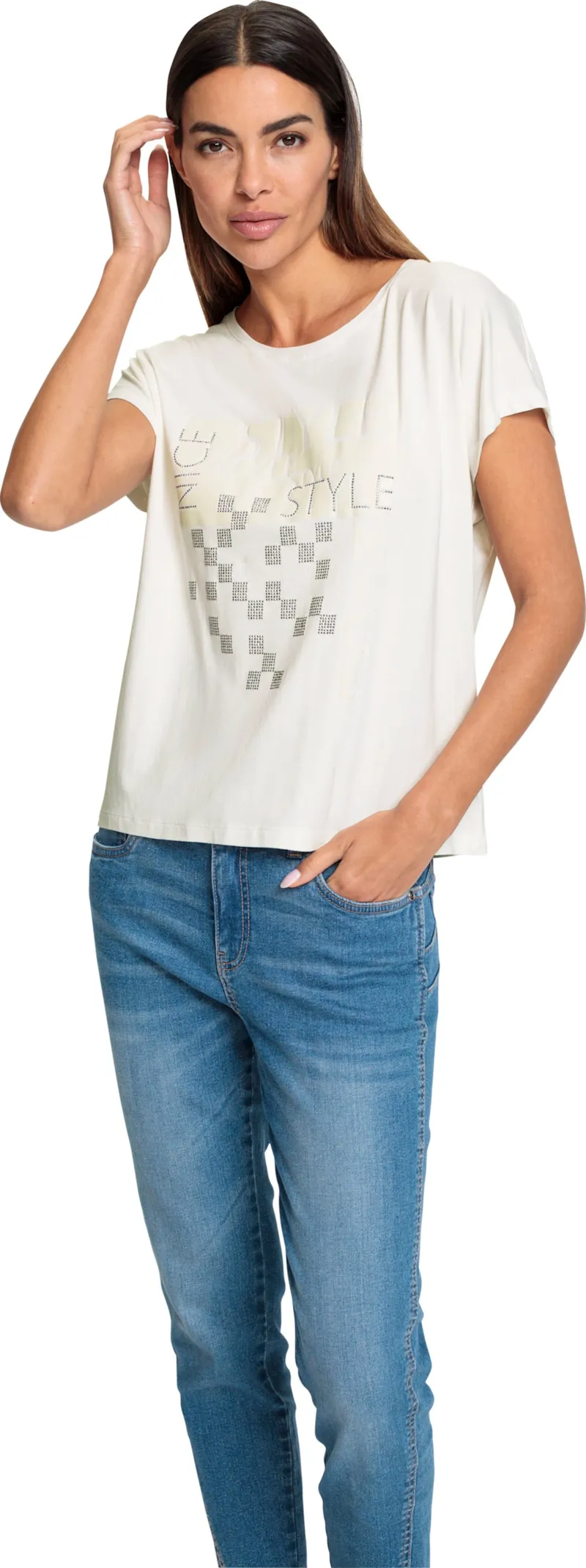 heine Rundhalsshirt ecru, Ecru, – Produktbild 2 von 2