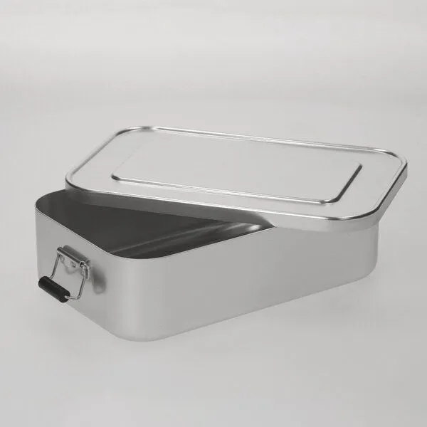 elasto elasto Vorratsdose "Aluminium" aus Metall - Brotdose Vesperdose – Produktbild 3 von 5