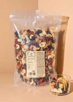 KoRo Nuss Frucht Mix mit Cranberrys und Açai 1 kg – Produktbild 1 von 1