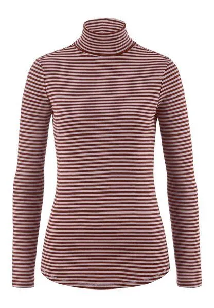 hessnatur hessnatur Streifen Softrib Longsleeve Fitted aus Bio-Baumwolle und Modal, Pastell lavendel, – Produktbild 3 von 4
