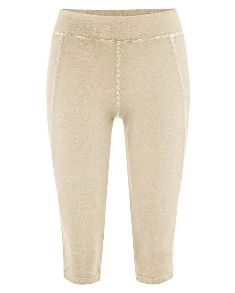 HempAge HempAge Yoga Leggins Hanf/Biobaumwolle, Gobi (beige), – Produktbild 3 von 4