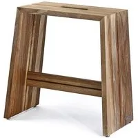 NATUREHOME NATUREHOME Hocker Holz Nussbaum Massiv Design Läufer und Keichel Handarbeit – Produktbild 1 von 1