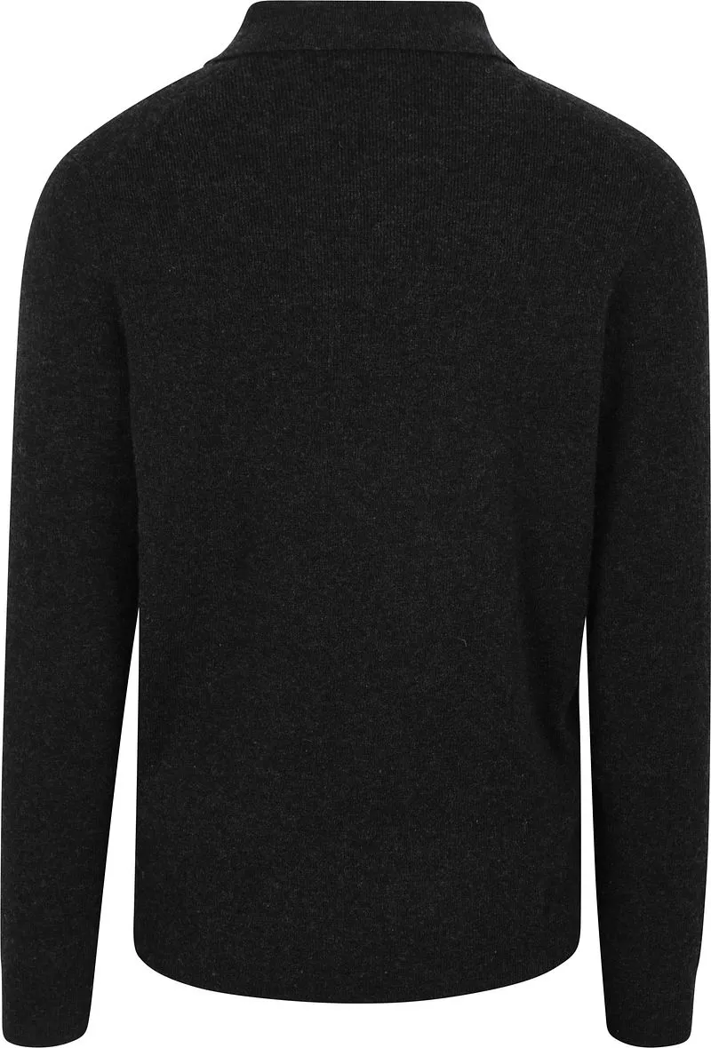 Lyle and Scott Lyle & Scott Longsleeve Poloshirt Lammwolle Schwarz - Größe XXL, Schwarz, – Produktbild 3 von 3