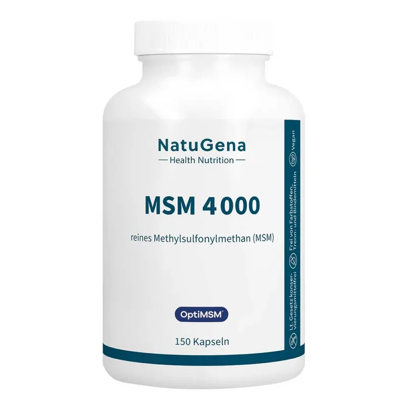 NatuGena NatuGena MSM 4000 Kapseln vegan – Produktbild 1 von 2