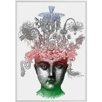HANDGEDRUCKT HANDGEDRUCKT "Viva la Fantasia" A2 Hand-Siebdruck-Poster – Produktbild 1 von 1