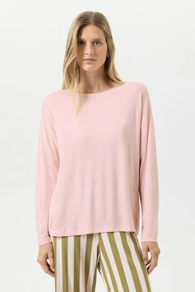 mey Mey Damen T-Shirt rundhals "Pure Chic" aus FSC-Modal, Bonbon pink, – Produktbild 1 von 3