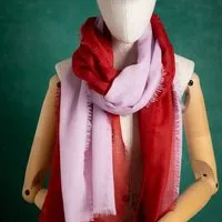 nahtur-design nahtur-design 2 Wolltücher "hauchfein", Rot-rosa (rot), – Produktbild 1 von 1