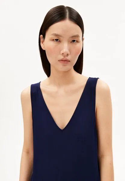 ARMEDANGELS ARMEDANGELS SLEEVELESS Damen LENZING ECOVERO Viskose Mix, Tinted navy, – Produktbild 3 von 4