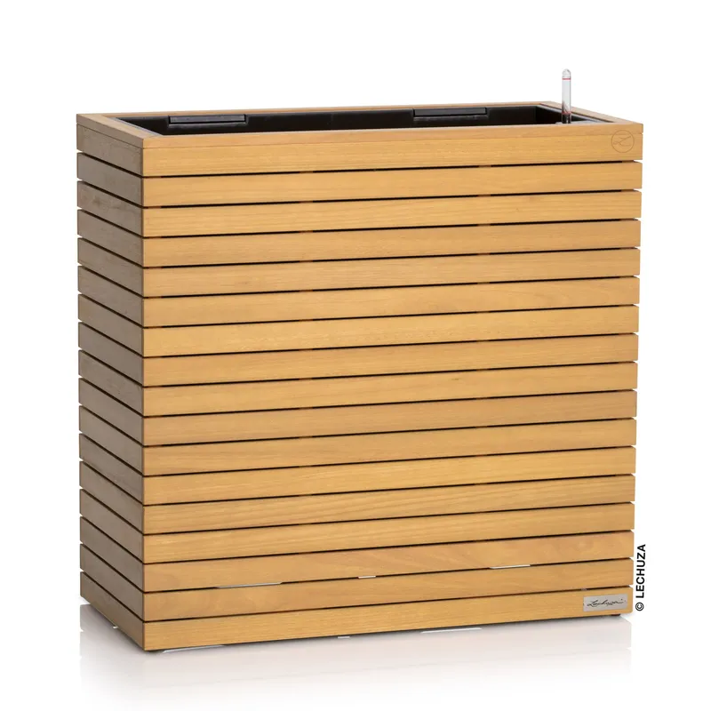 Lechuza® Lechuza Pflanzgefäß 'Palo Natural Wood 80', ca. 78,5 x 78,5 x H 77 cm, Braun, – Produktbild 1 von 1