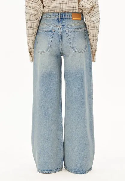 ARMEDANGELS ARMEDANGELS ASTRAEAAS Damen Wide Jeans Bio-Baumwoll Mix, Airy, – Produktbild 2 von 4