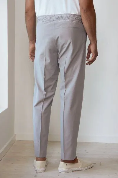 About Companions About Companions Sommerliche Kordelzughose MAX aus Tencel-Mix, Grau (stone grey tencel), – Produktbild 3 von 4