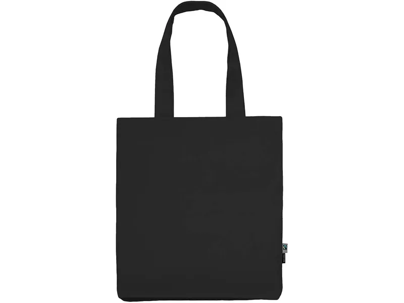 Neutral Neutral® Baumwolltasche Einkaufstasche Shopper, Schwarz, – Produktbild 1 von 5